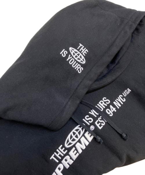 SUPREME（シュプリーム）Supreme (シュプリーム) プルオーバーパーカー ブラック サイズ:XLの古着・服飾アイテム