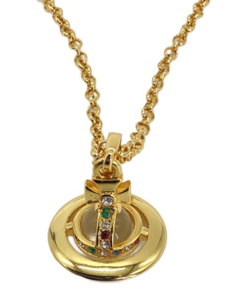 Vivienne Westwood（ヴィヴィアンウエストウッド）Vivienne Westwood (ヴィヴィアンウエストウッド) NEW TINY ORB PENDANT NECKLACE　ネックレスの古着・服飾アイテム