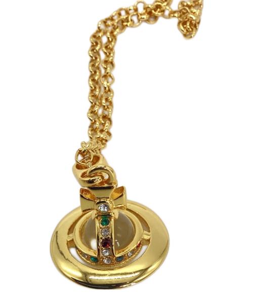 Vivienne Westwood（ヴィヴィアンウエストウッド）Vivienne Westwood (ヴィヴィアンウエストウッド) NEW TINY ORB PENDANT NECKLACE　ネックレスの古着・服飾アイテム