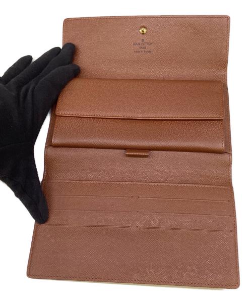 LOUIS VUITTON（ルイ ヴィトン）LOUIS VUITTON (ルイ ヴィトン) 長財布　ポルトフォイユ・サラの古着・服飾アイテム