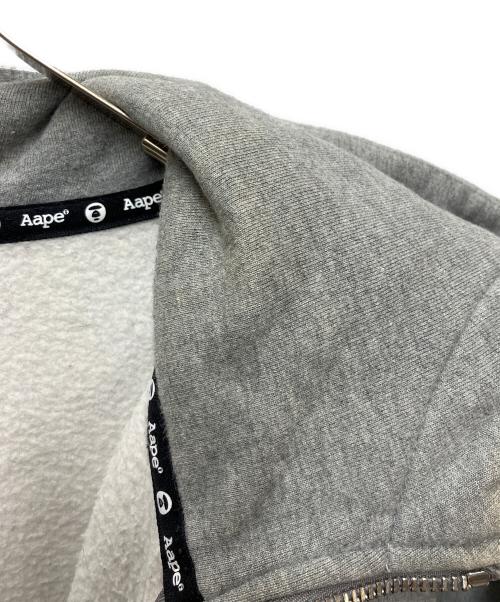 A BATHING APE（ア ベイシング エイプ）A BATHING APE (ア ベイシング エイプ) ジップパーカー グレー サイズ:Lの古着・服飾アイテム