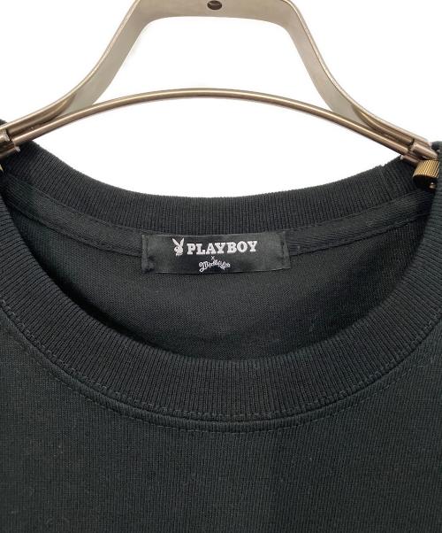 PLAY BOY（プレイボーイ）PLAY BOY (プレイボーイ) MARBLES (マーブルズ) 半袖Tシャツ ブラック サイズ:Mの古着・服飾アイテム