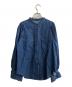 RM denim（アールエムデニム）の古着「パワショルデニムブラウス」｜インディゴ