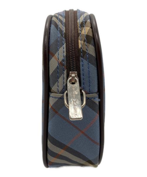 BURBERRY BLUE LABEL（バーバリー ブルー レーベル）BURBERRY BLUE LABEL (バーバリー ブルー レーベル) アクセサリーポーチ ブルーの古着・服飾アイテム