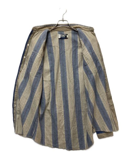 BROOKS & DUNN（ブルックス＆ダン）BROOKS & DUNN (ブルックス＆ダン) 長袖シャツ ベージュ×ブルー サイズ:16・34の古着・服飾アイテム