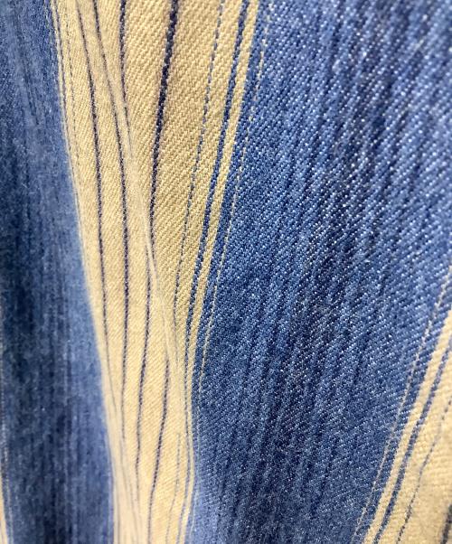 BROOKS & DUNN（ブルックス＆ダン）BROOKS & DUNN (ブルックス＆ダン) 長袖シャツ ベージュ×ブルー サイズ:16・34の古着・服飾アイテム