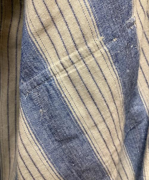 BROOKS & DUNN（ブルックス＆ダン）BROOKS & DUNN (ブルックス＆ダン) 長袖シャツ ベージュ×ブルー サイズ:16・34の古着・服飾アイテム