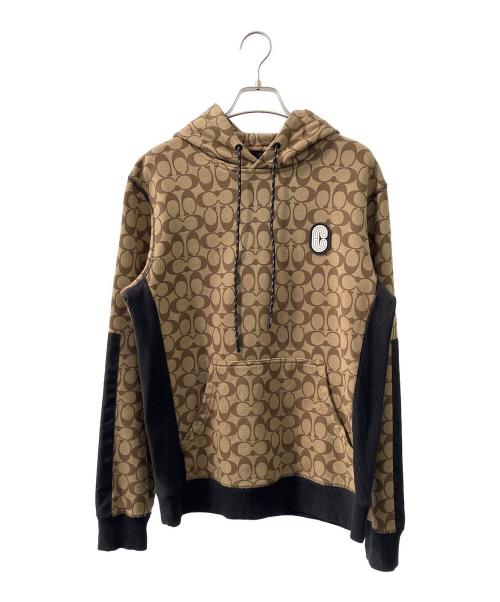 COACH（コーチ）COACH (コーチ) プルオーバーパーカー ベージュ サイズ:XSの古着・服飾アイテム