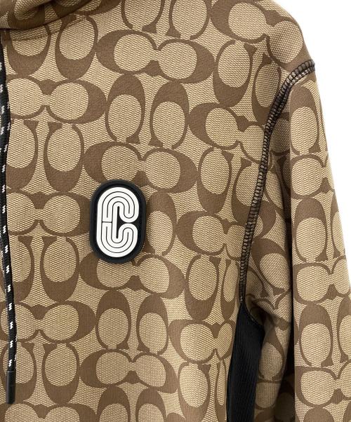 COACH（コーチ）COACH (コーチ) プルオーバーパーカー ベージュ サイズ:XSの古着・服飾アイテム