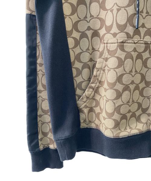 COACH（コーチ）COACH (コーチ) プルオーバーパーカー ベージュ サイズ:XSの古着・服飾アイテム