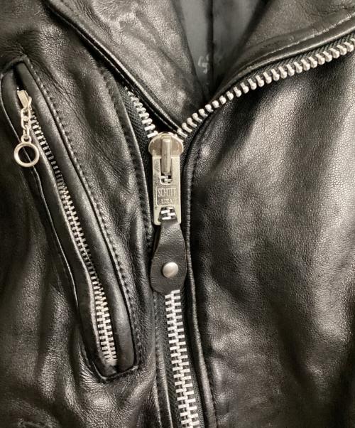 Schott（ショット）Schott (ショット) ライダースジャケット ブラック サイズ:Mの古着・服飾アイテム