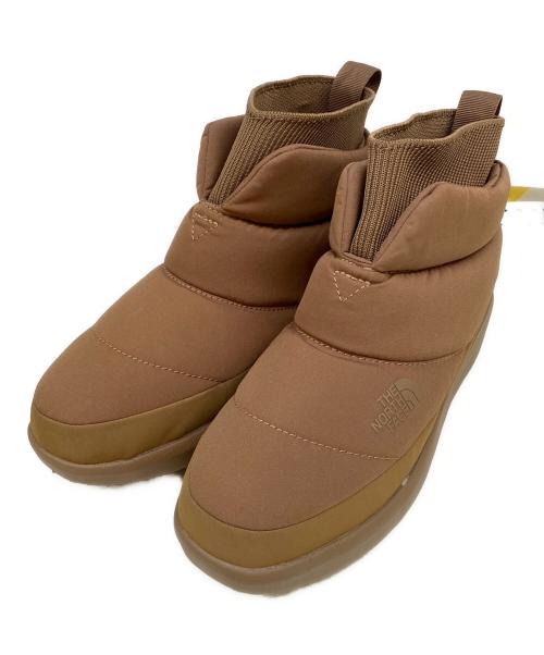 THE NORTH FACE（ザ ノース フェイス）THE NORTH FACE (ザ ノース フェイス) THE NORTH FACE W Nuptse Bootie ブラウン サイズ:24の古着・服飾アイテム