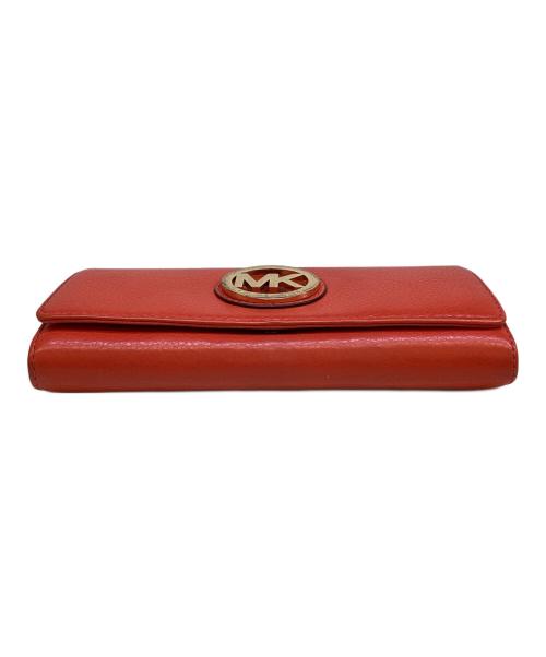 MICHAEL KORS（マイケルコース）MICHAEL KORS (マイケルコース) 長財布 レッドの古着・服飾アイテム