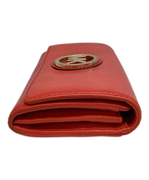 MICHAEL KORS（マイケルコース）MICHAEL KORS (マイケルコース) 長財布 レッドの古着・服飾アイテム