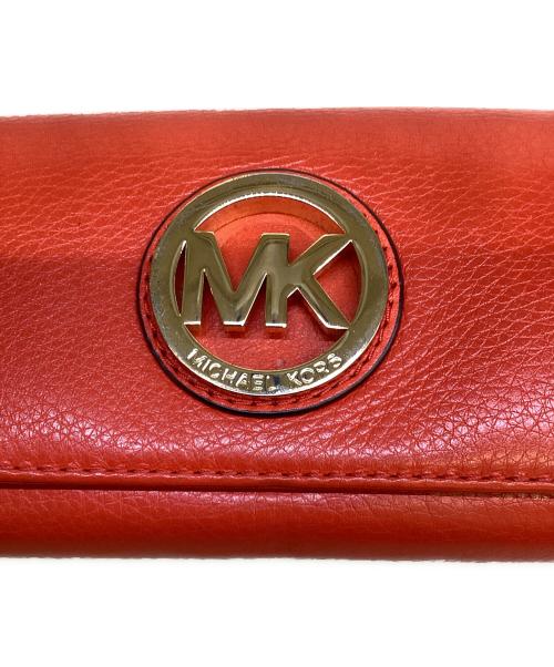 MICHAEL KORS（マイケルコース）MICHAEL KORS (マイケルコース) 長財布 レッドの古着・服飾アイテム
