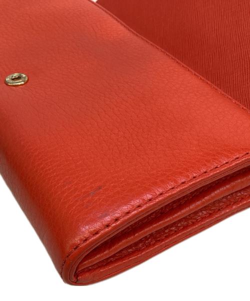 MICHAEL KORS（マイケルコース）MICHAEL KORS (マイケルコース) 長財布 レッドの古着・服飾アイテム