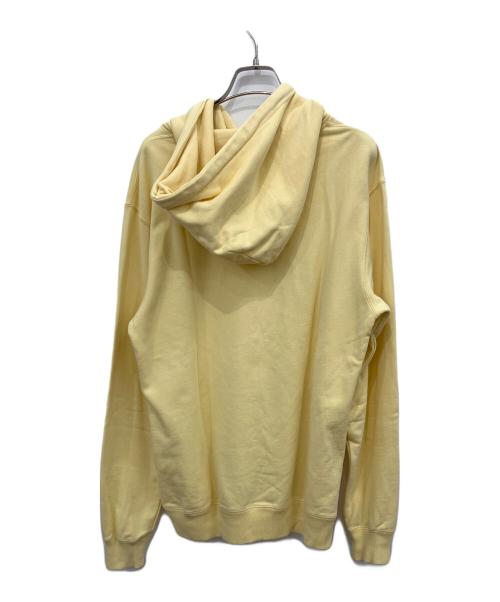 stussy（ステューシー）stussy (ステューシー) プルオーバーパーカー イエロー サイズ:Mの古着・服飾アイテム