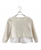 M Maglie le cassettoエム マーリエ ル カセット）の古着「長袖ブラウス」｜ホワイト