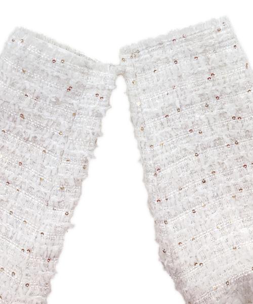 M Maglie le cassetto（エム マーリエ ル カセット）M Maglie le cassetto (エム マーリエ ル カセット) 長袖ブラウス ホワイト サイズ:7の古着・服飾アイテム