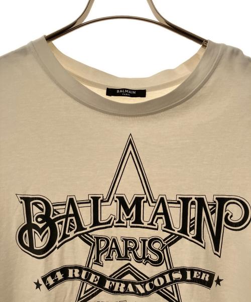 BALMAIN（バルマン）BALMAIN (バルマン) 半袖カットソー ホワイト サイズ:Sの古着・服飾アイテム