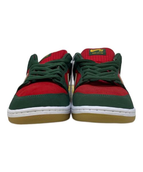 NIKE（ナイキ）NIKE (ナイキ) SB DUNK LOWPRO PRM グリーン×レッド サイズ:29の古着・服飾アイテム