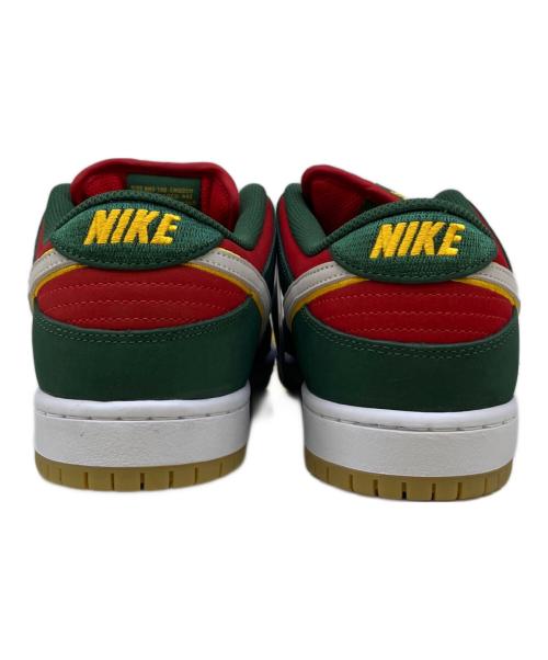 NIKE（ナイキ）NIKE (ナイキ) SB DUNK LOWPRO PRM グリーン×レッド サイズ:29の古着・服飾アイテム