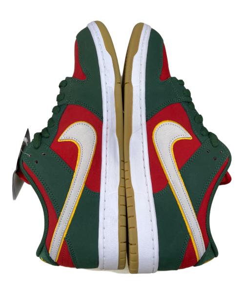 NIKE（ナイキ）NIKE (ナイキ) SB DUNK LOWPRO PRM グリーン×レッド サイズ:29の古着・服飾アイテム