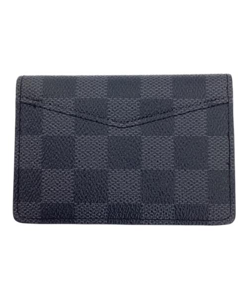 LOUIS VUITTON（ルイ ヴィトン）LOUIS VUITTON (ルイ ヴィトン) カードケース ブラックの古着・服飾アイテム