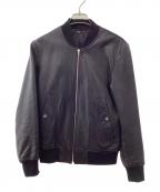 PAUL SMITHポールスミス）の古着「ライダースジャケット」｜ブラック