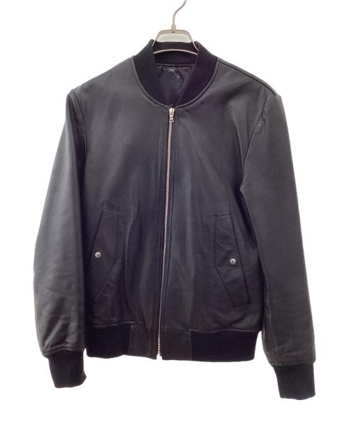 PAUL SMITH（ポールスミス）Paul Smith (ポールスミス) ライダースジャケット ブラック サイズ:Sの古着・服飾アイテム