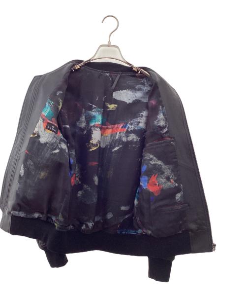 PAUL SMITH（ポールスミス）Paul Smith (ポールスミス) ライダースジャケット ブラック サイズ:Sの古着・服飾アイテム