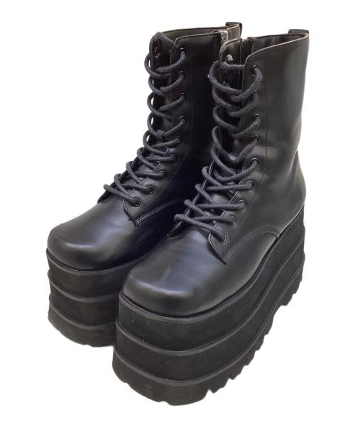 darich（ダーリッチ）darich (ダーリッチ) トリプルソールエンジニアブーツ ブラック サイズ:Lの古着・服飾アイテム