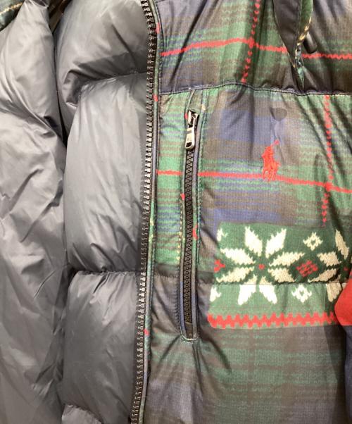 POLO RALPH LAUREN（ポロ・ラルフローレン）POLO RALPH LAUREN (ポロ・ラルフローレン) ダウンジャケット グリーン サイズ:Ｍの古着・服飾アイテム