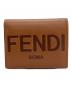 FENDI（フェンディ）の古着「2つ折り財布」｜ブラウン
