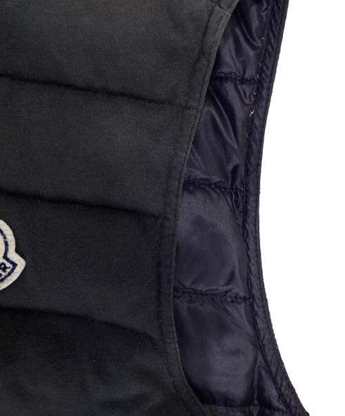 MONCLER（モンクレール）MONCLER (モンクレール) ダウンベスト ブラック サイズ:2の古着・服飾アイテム
