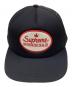 Supreme (シュプリーム) キャップ ブラック：8000円