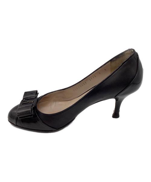 Salvatore Ferragamo（サルヴァトーレ フェラガモ）Salvatore Ferragamo (サルヴァトーレ フェラガモ) ヒールパンプス ブラック サイズ:　　の古着・服飾アイテム
