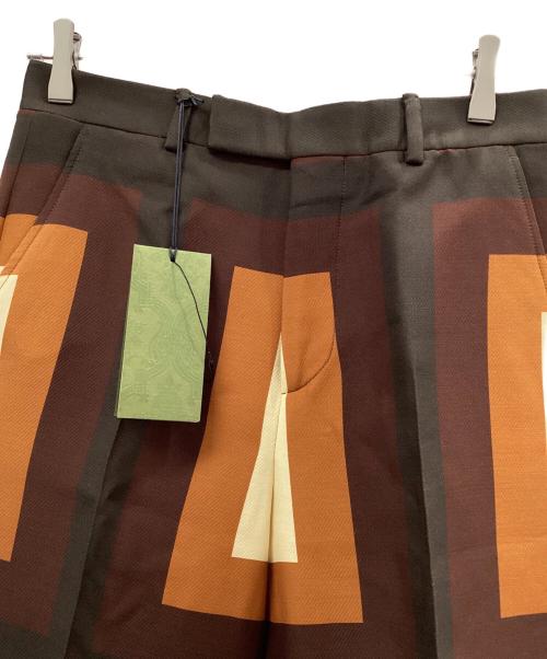 GUCCI（グッチ）GUCCI (グッチ) パンツ ブラウン サイズ:46の古着・服飾アイテム