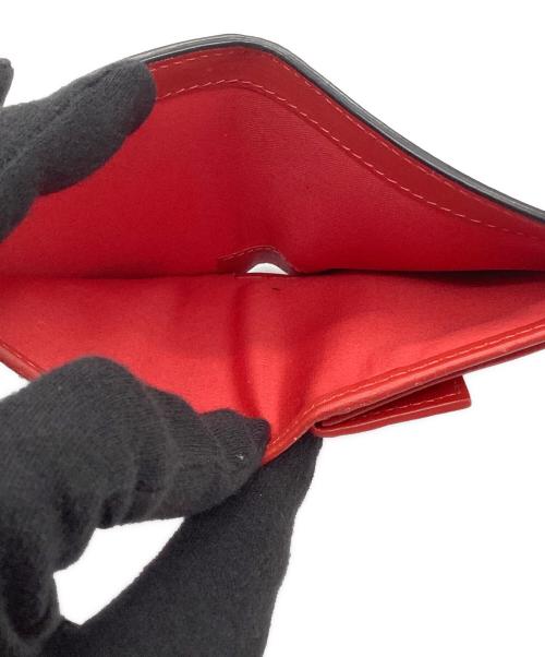 Christian Louboutin（クリスチャン・ルブタン）Christian Louboutin (クリスチャン・ルブタン) 2つ折り財布 ホワイト×レッドの古着・服飾アイテム