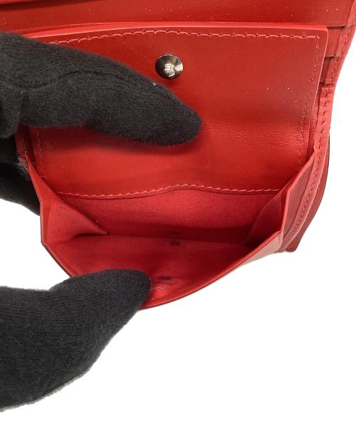 Christian Louboutin（クリスチャン・ルブタン）Christian Louboutin (クリスチャン・ルブタン) 2つ折り財布 ホワイト×レッドの古着・服飾アイテム