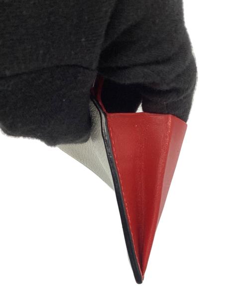 Christian Louboutin（クリスチャン・ルブタン）Christian Louboutin (クリスチャン・ルブタン) 2つ折り財布 ホワイト×レッドの古着・服飾アイテム