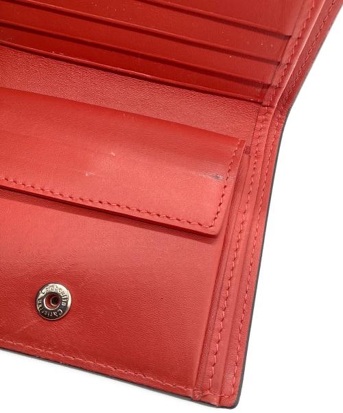 Christian Louboutin（クリスチャン・ルブタン）Christian Louboutin (クリスチャン・ルブタン) 2つ折り財布 ホワイト×レッドの古着・服飾アイテム