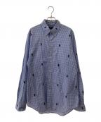 RALPH LAURENラルフローレン）の古着「チェックシャツ」｜ブルー