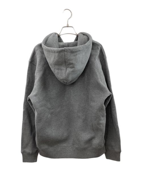 maison kitsune（メゾンキツネ）maison kitsune (メゾンキツネ) ジップパーカー グレー サイズ:Lの古着・服飾アイテム