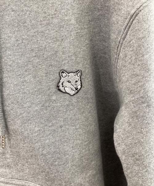 maison kitsune（メゾンキツネ）maison kitsune (メゾンキツネ) ジップパーカー グレー サイズ:Lの古着・服飾アイテム