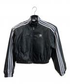 adidasアディダス）の古着「バイカージャケット」｜ブラック