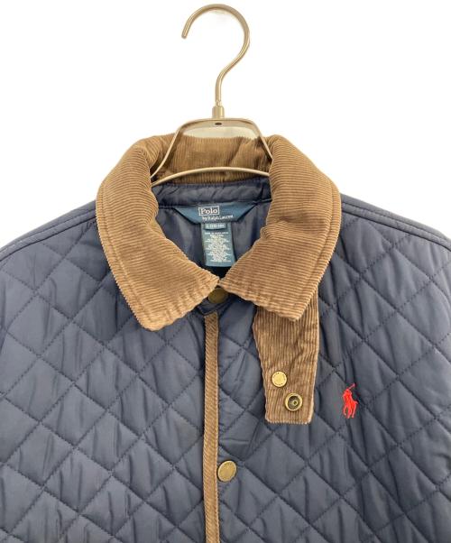 POLO RALPH LAUREN（ポロ・ラルフローレン）POLO RALPH LAUREN (ポロ・ラルフローレン) キルティングジャケット ネイビー サイズ:Ｌの古着・服飾アイテム
