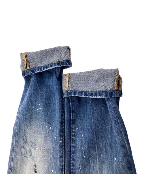DSQUARED2（ディースクエアード）DSQUARED2 (ディースクエアード) ダメージデニムパンツ ネイビー サイズ:44の古着・服飾アイテム