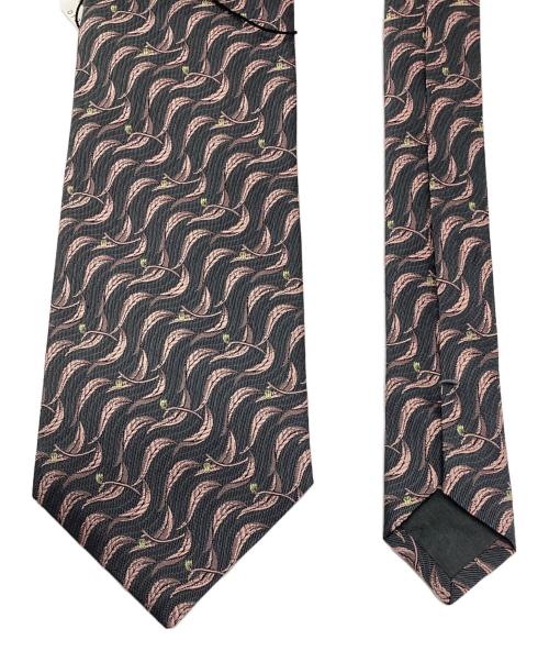 Yves Saint Laurent（イヴサンローラン）Yves Saint Laurent (イヴサンローラン) ネクタイ グレー×ピンク サイズ:　の古着・服飾アイテム