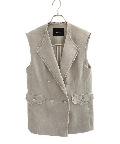 allureville（アルアバイル）allureville (アルアバイル) ジレ カーキ サイズ:2の古着・服飾アイテム